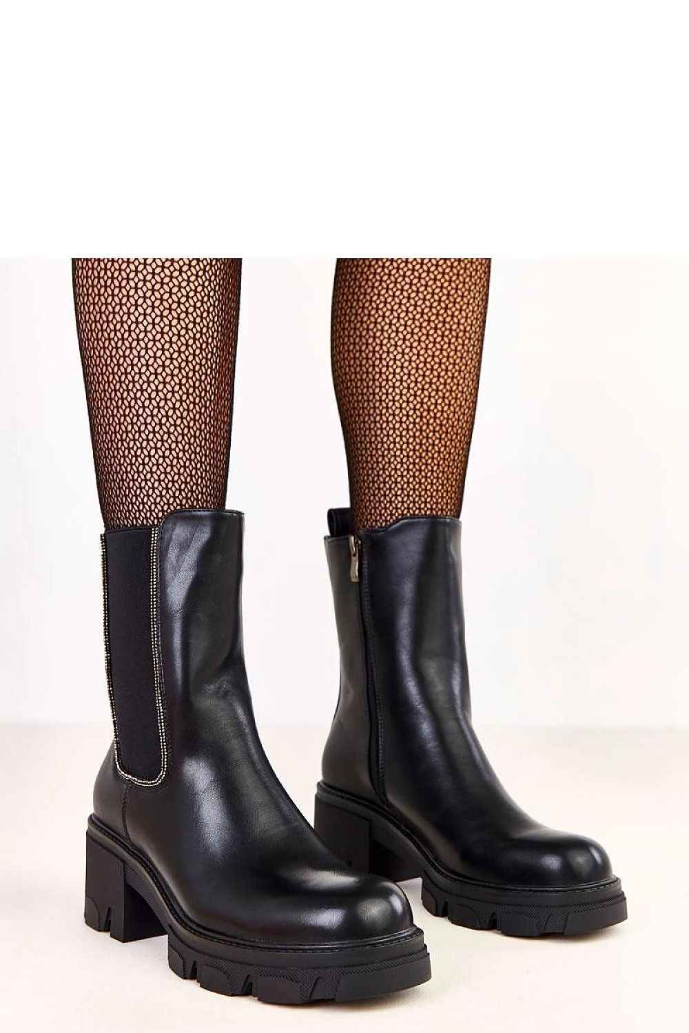 Heel boots model 219633